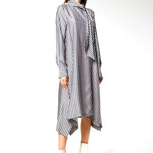 See By Chloe Asymmetric Pussy Bow Dress